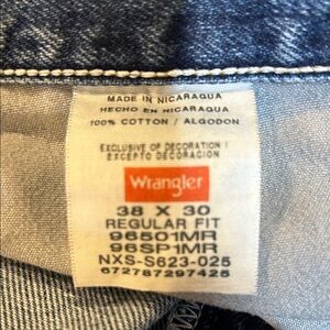 Wrangler Blue Denim Regular Fit Jeans